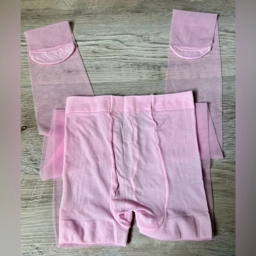 Women's elastic tights, pink. Size S. NWT.